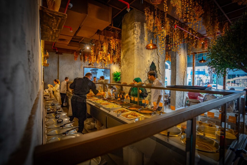 The open kitchen counter at Lokanta 1928